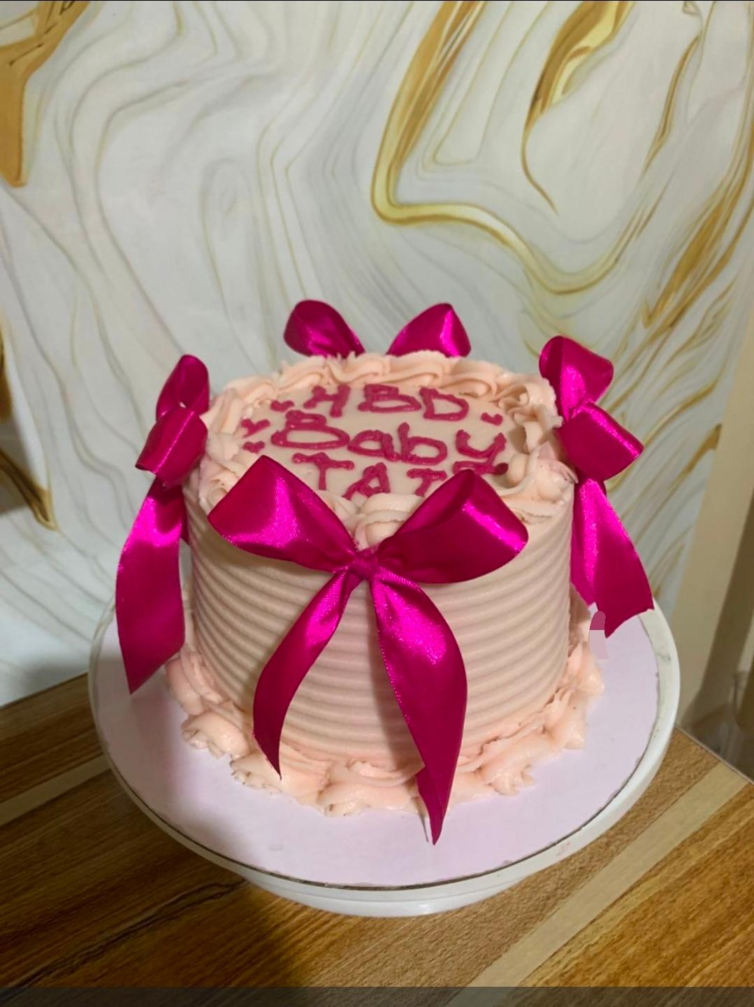 Sweet Pink Celebration Cake