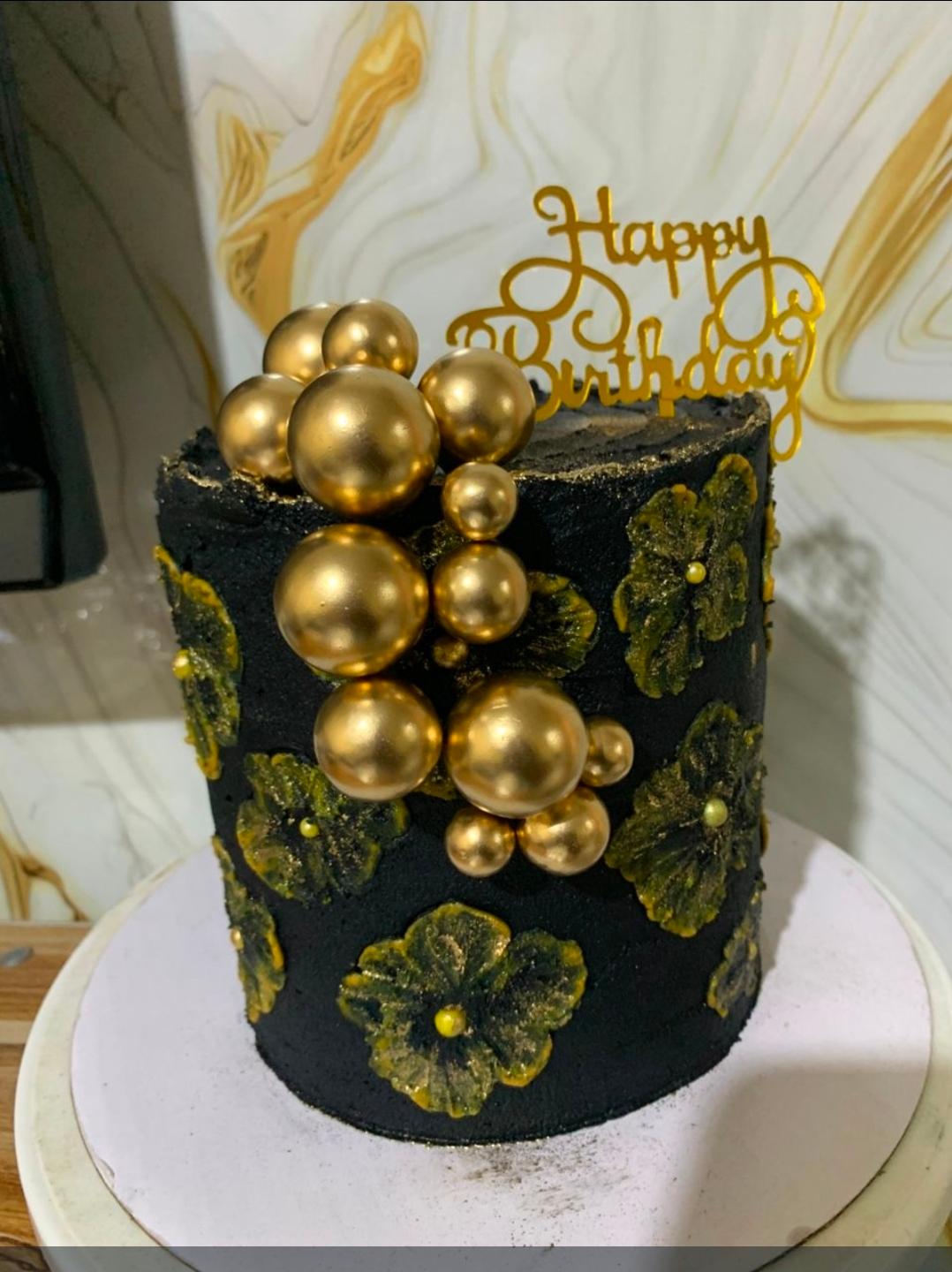 Black Velvet Celebration Cake
